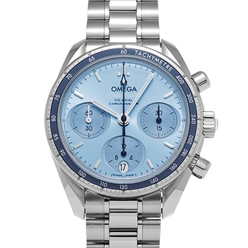 オメガ スピードマスター 38 コーアクシャル 324.30.38.50.03.001 ブルー ユニセックス 時計 【中古】【wristwatch】