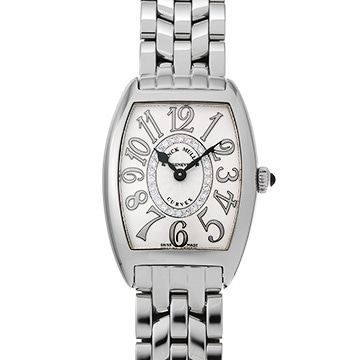 フランクミュラー トノウカーベックス レリーフ 1752QZRELCD1R AC シルバー/ダイヤモンド レディース 時計 【中古】【wristwatch】