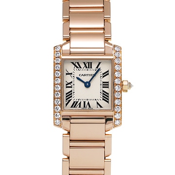 カルティエ タンク フランセーズ SM WE10456H シルバー レディース 時計 【中古】【wristwatch】