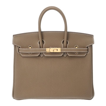 エルメス バーキン 25 エトゥープ トゴ レディース バッグ 【中古】【bag】