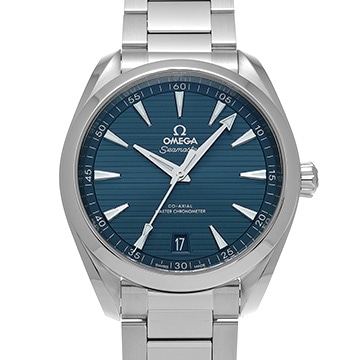 オメガ シーマスター アクアテラ コーアクシャル 220.10.41.21.03.004 ブルー メンズ 時計 【中古】【wristwatch】