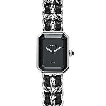 シャネル プルミエール L H0451 ブラック レディース 時計 【中古】【wristwatch】