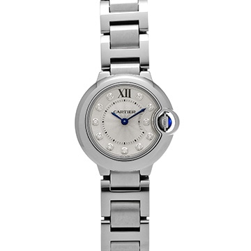 カルティエ バロンブルー ドゥ カルティエ WE902073 シルバー/ダイヤモンド レディース 時計 【中古】【wristwatch】