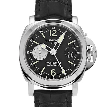パネライ ルミノール GMT PAM00088 ブラック/シルバー メンズ 時計 【中古】【wristwatch】