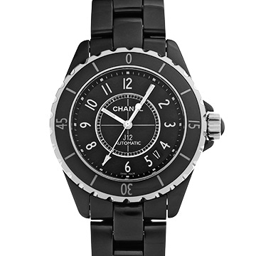 シャネル J12 38MM H0685 ブラックラッカー メンズ 時計 【中古】【wristwatch】