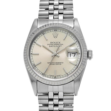 ロレックス デイトジャスト 16234 シルバー メンズ 時計 【中古】【wristwatch】