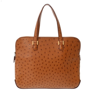 エルメス エスカパーダ コニャック オーストリッチ レディース バッグ 【中古】【bag】