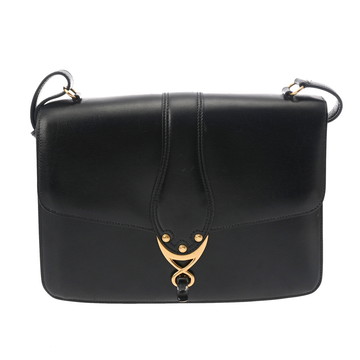 エルメス ブラック ボックスカーフ レディース バッグ 【中古】【bag】