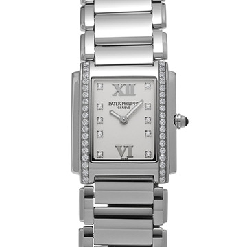 パテック フィリップ トゥエンティ-4 4910/10A-011 シルバー/ダイヤモンド レディース 時計 【中古】【wristwatch】
