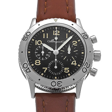 ブレゲ アエロナバル 3800ST/92/3W6 ブラック メンズ 時計 【中古】【wristwatch】