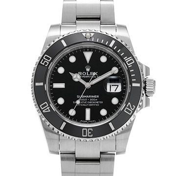 ロレックス サブマリーナ デイト 116610LN ブラック メンズ 時計 【中古】【wristwatch】