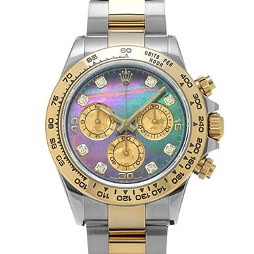 ロレックス コスモグラフ デイトナ 116503NG ブラックシェル/ゴールドクリスタル/ダイヤモンド メンズ 時計 【中古】【wristwatch】