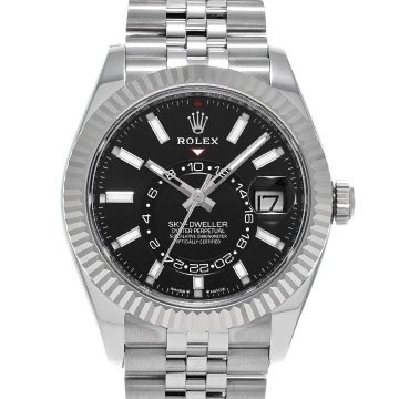 ロレックス スカイドゥエラー 336934 ブライトブラック メンズ 時計 【新品】【wristwatch】
