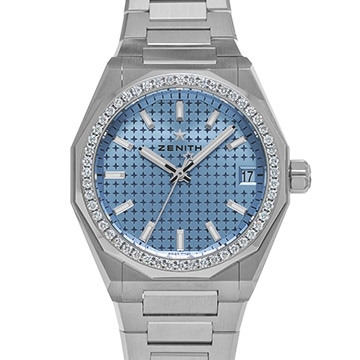 ゼニス デファイ スカイライン 36 16.9400.670/15.I001 アイスブルー ユニセックス 時計 【中古】【wristwatch】