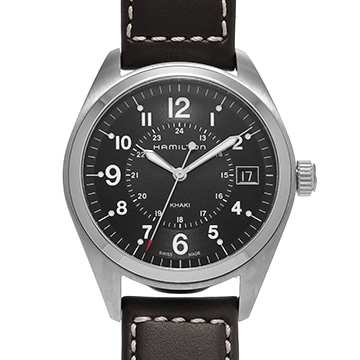ハミルトン カーキ フィールド クォーツ H68551733 ブラック メンズ 時計 【中古】【wristwatch】