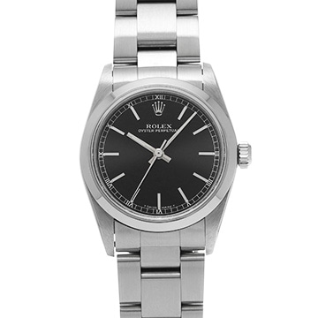 ロレックス オイスターパーペチュアル 67480 ブラック ユニセックス 時計 【中古】【wristwatch】