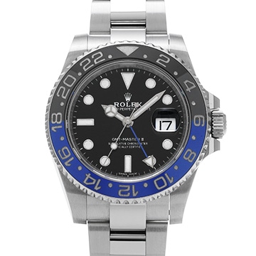 ロレックス GMTマスターII 116710BLNR ブラック メンズ 時計 【中古】【wristwatch】