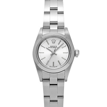 ロレックス オイスターパーペチュアル 76080 シルバー レディース 時計 【中古】【wristwatch】