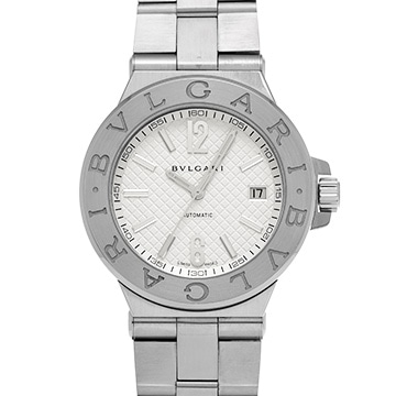 ブルガリ スクーバ ディアゴノ オートマデイト DG40C6SSD シルバー メンズ 時計 【中古】【wristwatch】