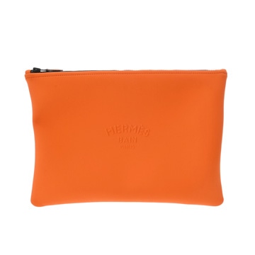 エルメス ネオバン GM オレンジ ポリアミド レディース バッグ 【中古】【bag】