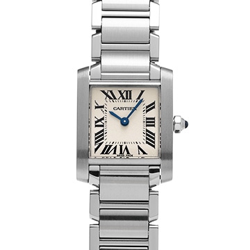 カルティエ タンクフランセーズ SM　 W51008Q3 シルバー レディース 時計 【中古】【wristwatch】