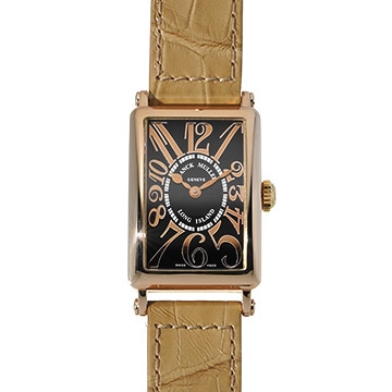 フランクミュラー ロングアイランド 902QZRELIEF ブラック レディース 時計 【中古】【wristwatch】