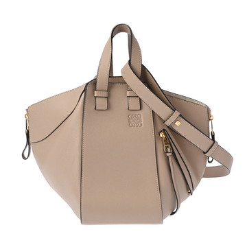 ロエベ ハンモックバッグ スモール サンド 387.30.S35 クラシックカーフ レディース バッグ 【中古】【bag】