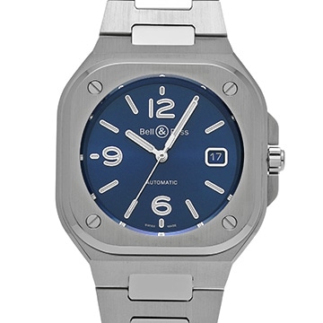 ベル＆ロス BR 05 ブルースチール BR05A-BLU-ST/SST ブルー メンズ 時計 【中古】【wristwatch】