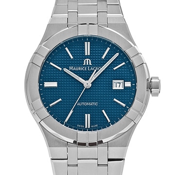 モーリス ラクロア アイコン オートマティック AI6008-SS002-430-1 ブルー メンズ 時計 【中古】【wristwatch】