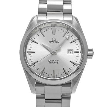 オメガ シーマスター アクアテラ クォーツ 2517.30 シルバー メンズ 時計 【中古】【wristwatch】