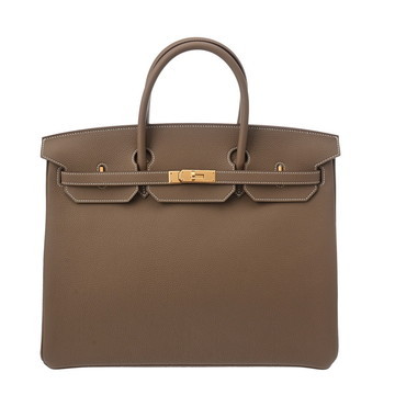 エルメス バーキン 40 エトゥープ トゴ ユニセックス バッグ 【新品】【bag】