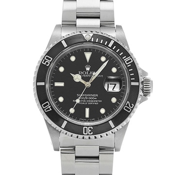 ロレックス サブマリーナ デイト 16610 ブラック メンズ 時計 【中古】【wristwatch】