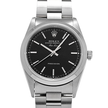 ロレックス エアキング 14000 ブラック メンズ 時計 【中古】【wristwatch】