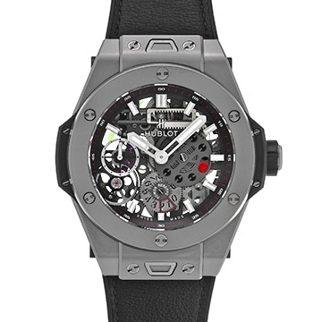 ウブロ ビッグバン メカ-10 チタニウム 414.NI.1123.RX マットブラックスケルトン メンズ 時計 【中古】【wristwatch】