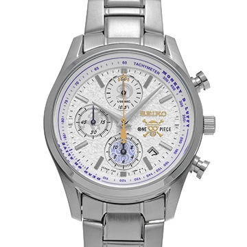 セイコー ワンピース モンキーD・ルフィ ギア5 エディション 7T92-HDH0 シルバー メンズ 時計 【中古】【wristwatch】