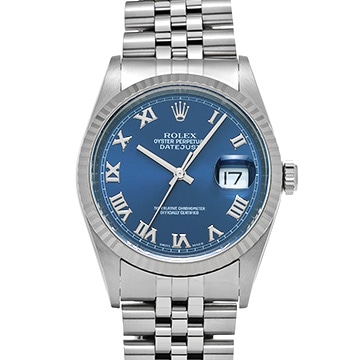 ロレックス デイトジャスト 16234 ブルー メンズ 時計 【中古】【wristwatch】