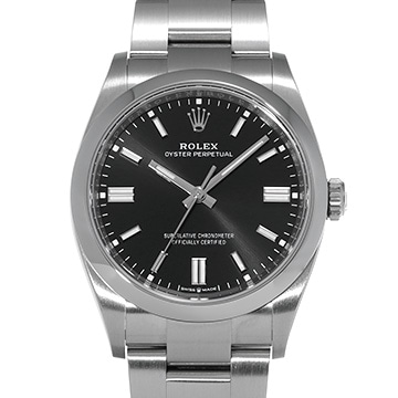 ロレックス オイスターパーペチュアル 36 126000 ブライトブラック メンズ 時計 【中古】【wristwatch】