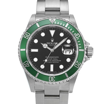 ロレックス サブマリーナ デイト 16610LV ブラック メンズ 時計 【中古】【wristwatch】