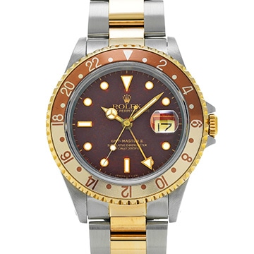 ロレックス GMTマスターII 16713 ブラウン メンズ 時計 【中古】【wristwatch】