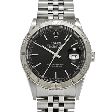 ロレックス デイトジャスト サンダーバード 16264 ブラック メンズ 時計 【中古】【wristwatch】