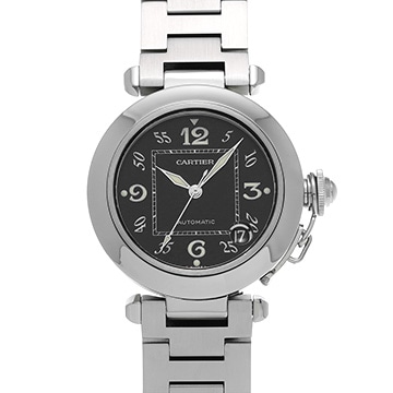 カルティエ パシャC W31043M7 ブラック ユニセックス 時計 【中古】【wristwatch】