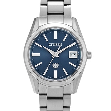 シチズン ザ・シチズン エコドライブ AQ4080-52L ブルー メンズ 時計 【中古】【wristwatch】