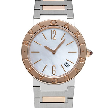 ブルガリ ブルガリブルガリ BBP33SG ホワイトシェル レディース 時計 【中古】【wristwatch】