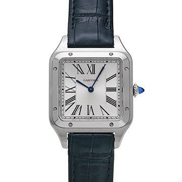 カルティエ サントス デュモン LM WSSA0022 シルバー メンズ 時計 【中古】【wristwatch】