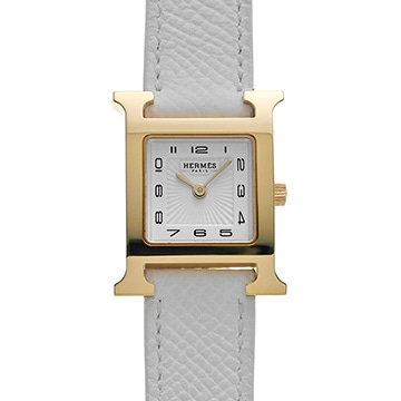 エルメス Hウォッチ HH1.201 ホワイト レディース 時計 【中古】【wristwatch】