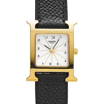 エルメス Hウォッチ HH1.201 ホワイト レディース 時計 【中古】【wristwatch】