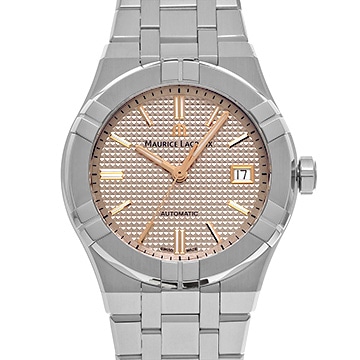 モーリス ラクロア アイコン オートマティック AI6007-SS002-731-1 ピンク メンズ 時計 【中古】【wristwatch】