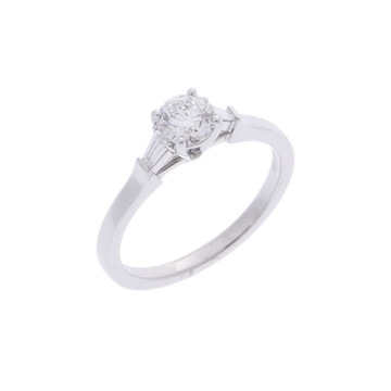 グラフ プロミスリング シルバー Pt950プラチナ レディース ジュエリー 【中古】【jewelry】