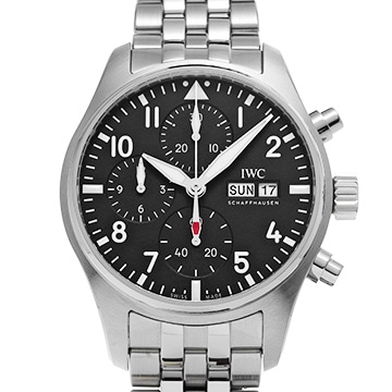 IWC パイロットウォッチ クロノグラフ　41 IW388113 ブラック メンズ 時計 【中古】【wristwatch】