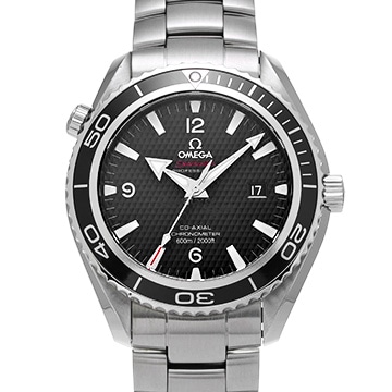 オメガ シーマスター プラネットオーシャン 600 コーアクシャル 007 222.30.46.20.01.001 ブラック メンズ 時計 【中古】【wristwatch】